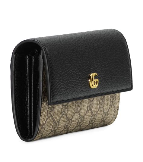 gucci wallet gg marmont|gg marmont leather continental wallet.